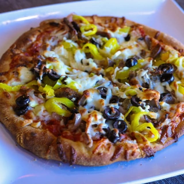 Greek Gyro Pizza.