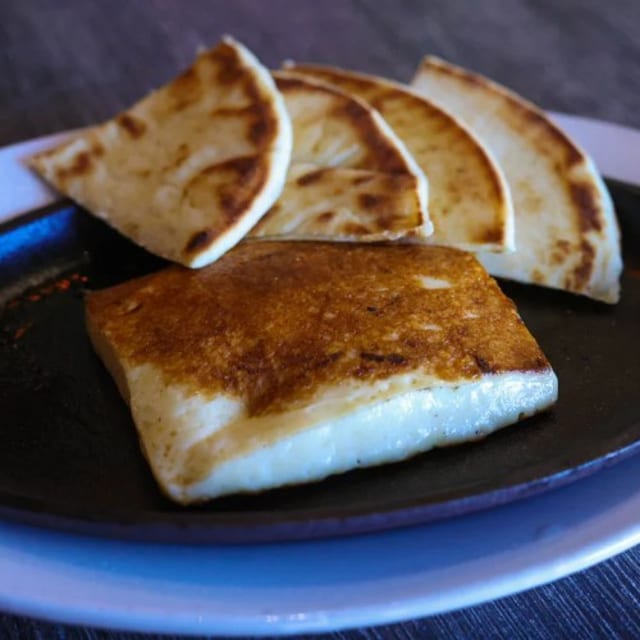 Blazin Saganaki.