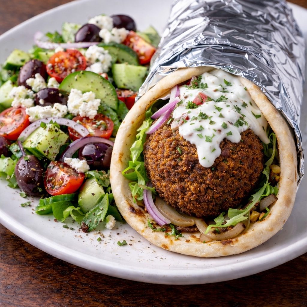 Falafel Pita (Hot).
