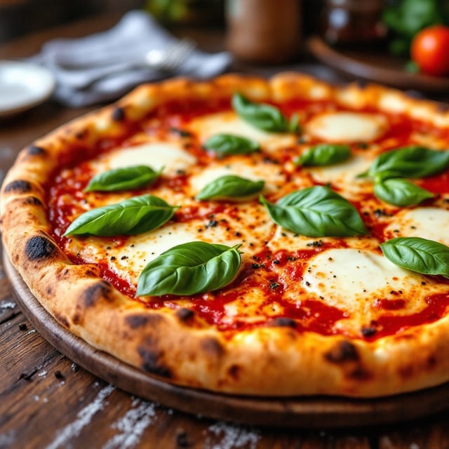 Margharita Pizza.