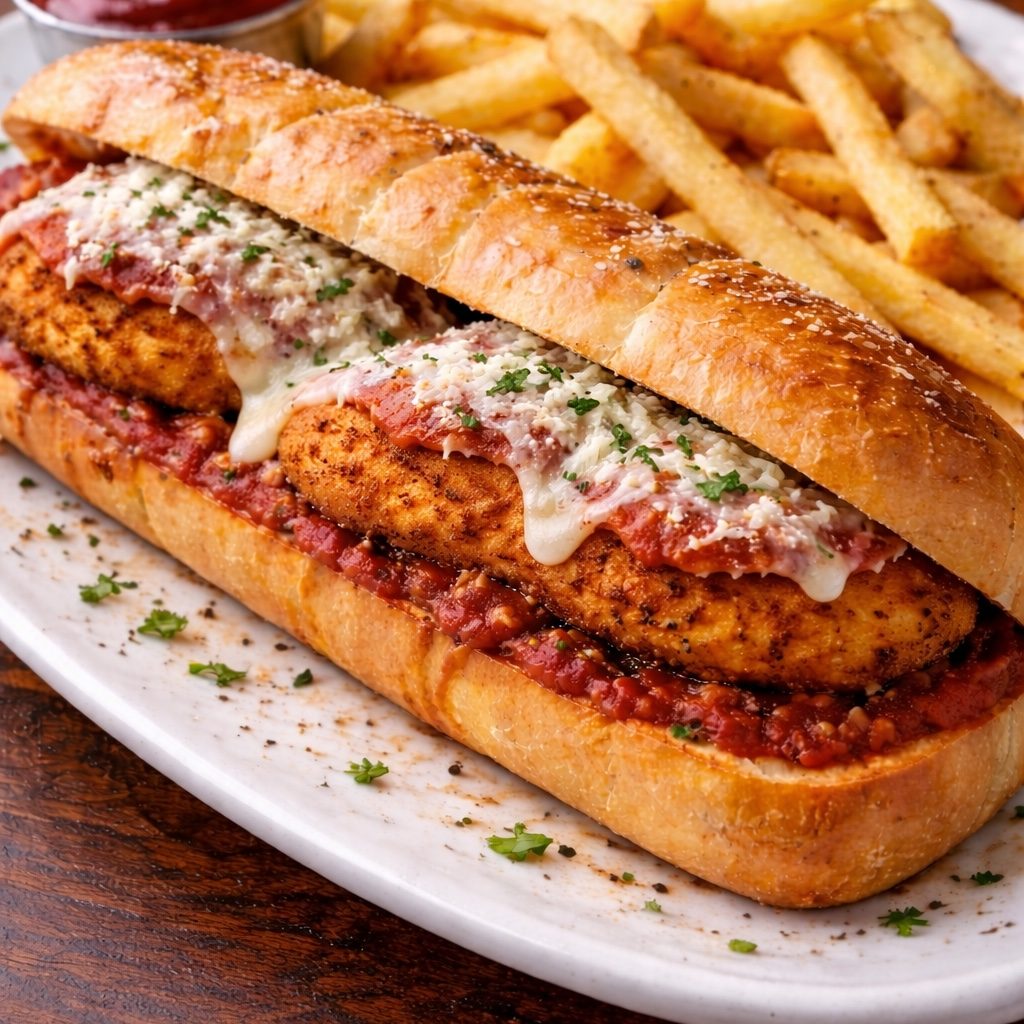 Chicken Parmesan Sandwich.