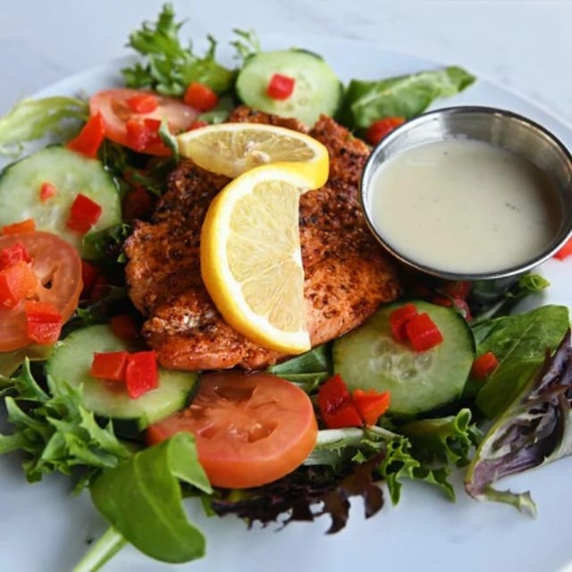 Wood Fired Salmon.