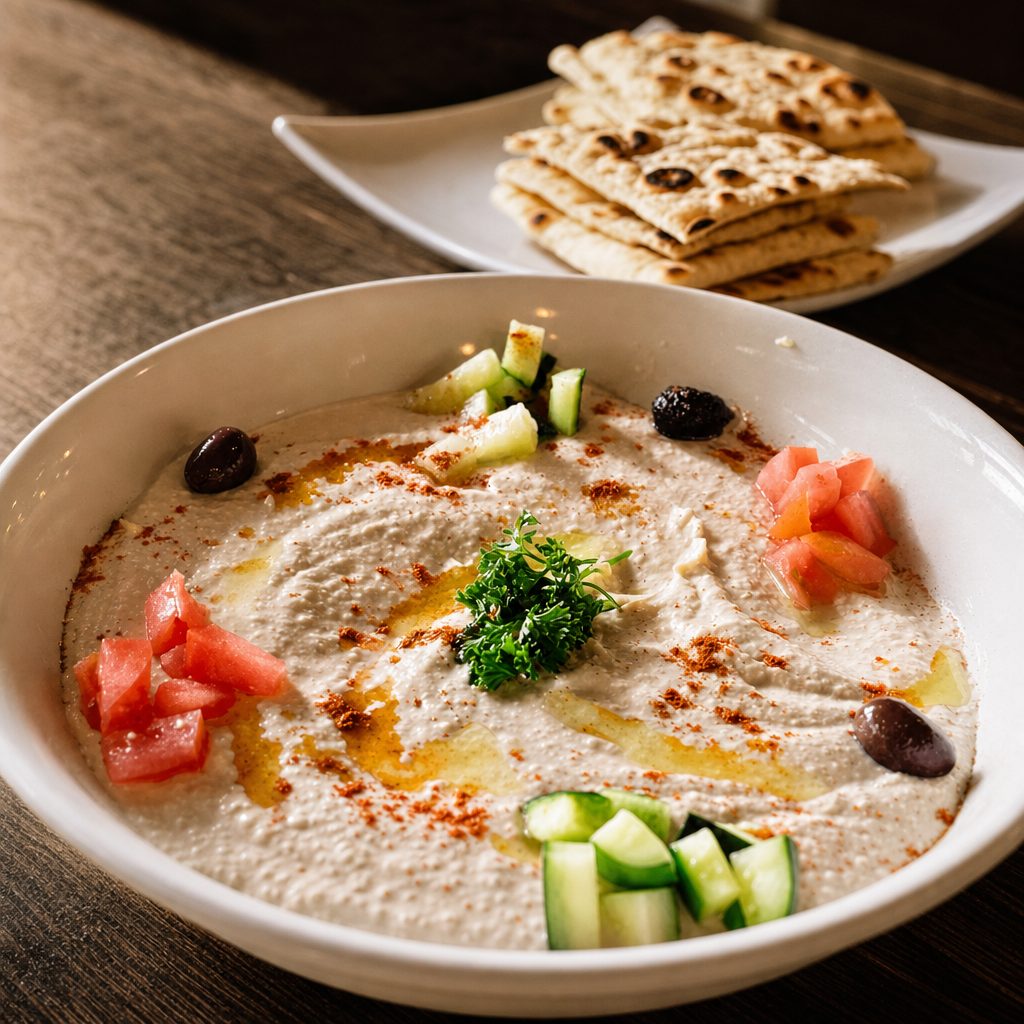 Homemade Hummus.