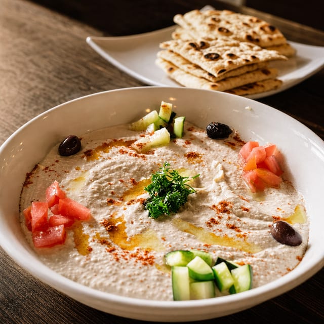 Homemade Hummus.