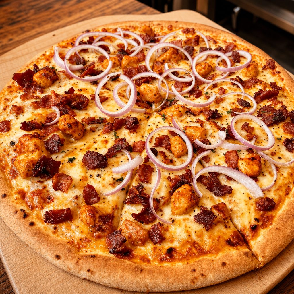 Chipotle Chicken Pizza.