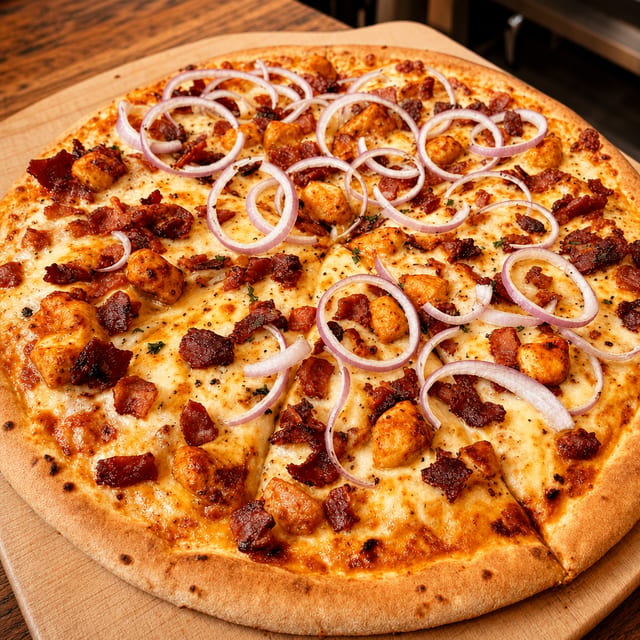 Chipotle Chicken Pizza.