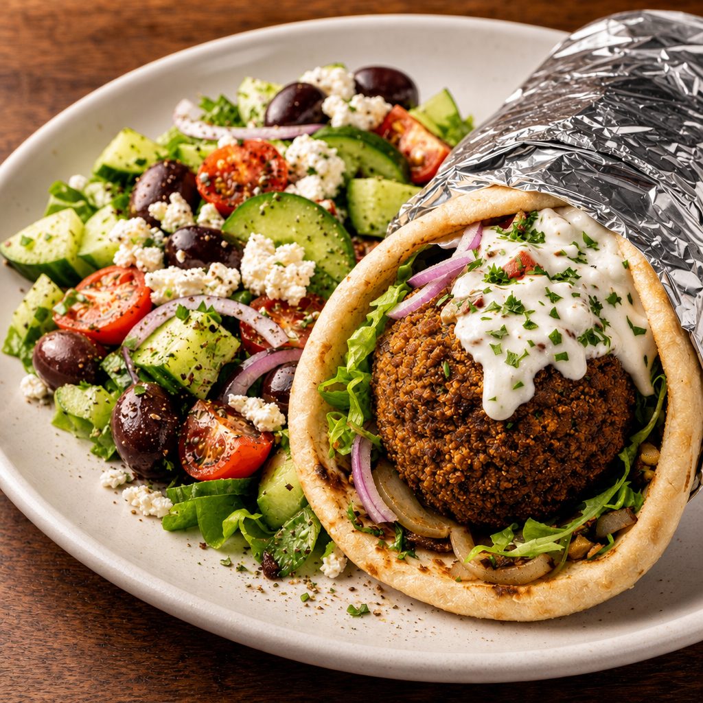 Falafel Pita (Hot).