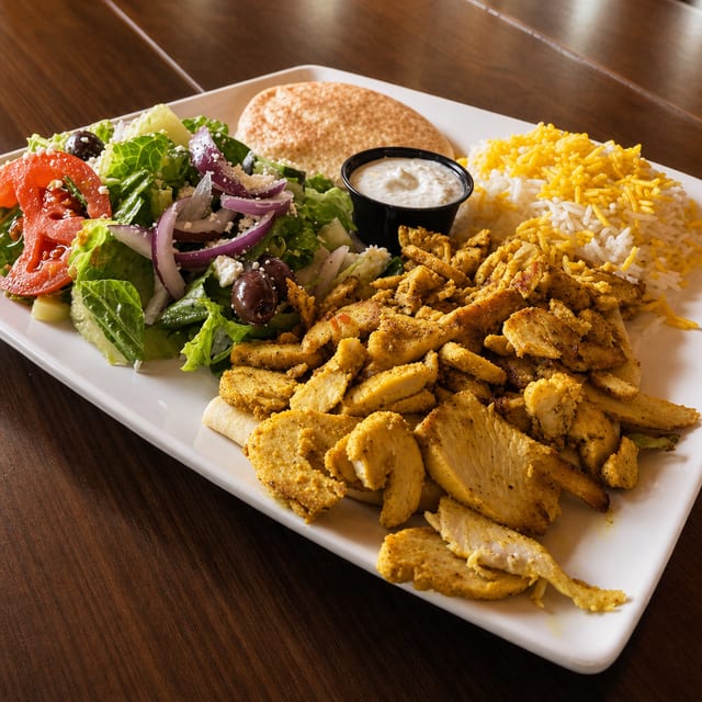 Chicken Shawarma Platter.