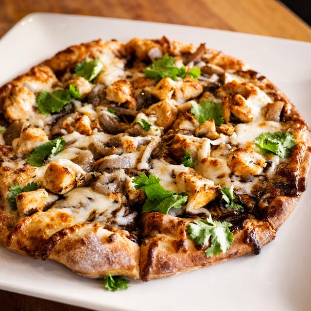 BBQ Chicken Pizza.