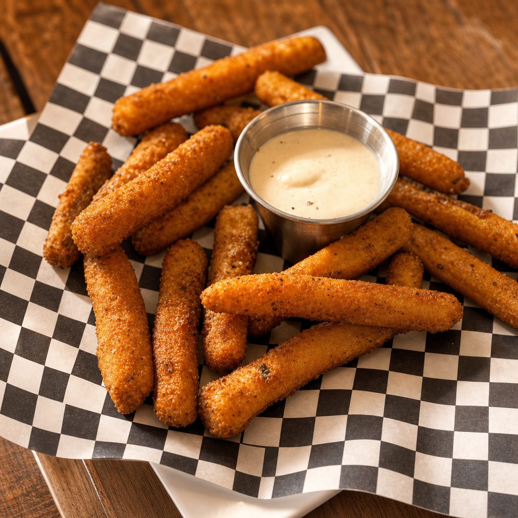 Breaded Zucchini.